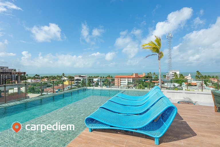 Makani Beach #08 Flat com Piscina by Carpediem