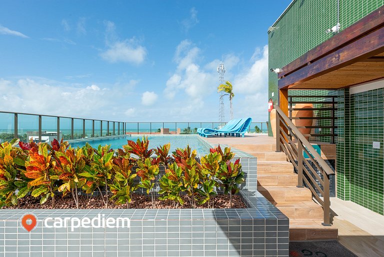 Makani Beach #08 Flat com Piscina by Carpediem