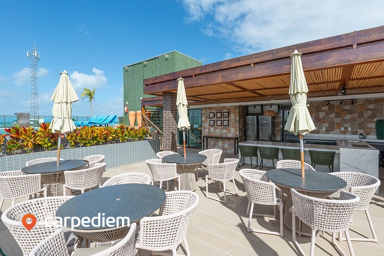 Makani Beach #08 Flat com Piscina by Carpediem
