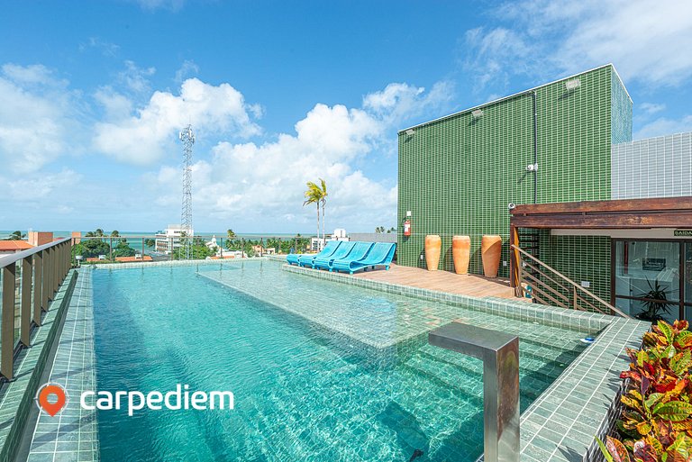 Makani Beach #08 Flat com Piscina by Carpediem