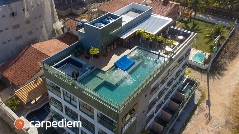 Makani Beach #08 Flat com Piscina by Carpediem