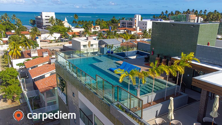 Makani Beach #08 Flat com Piscina by Carpediem