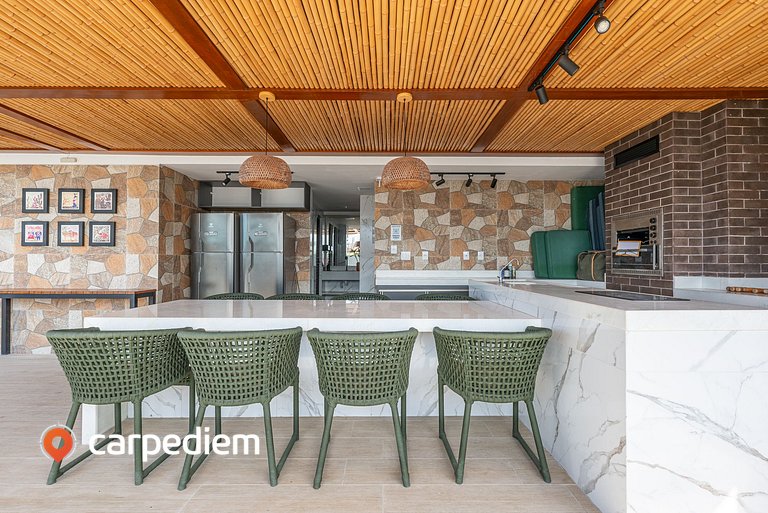 Makani Beach #08 Flat com Piscina by Carpediem