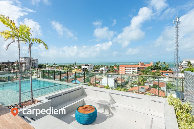 Makani Beach #08 Flat com Piscina by Carpediem