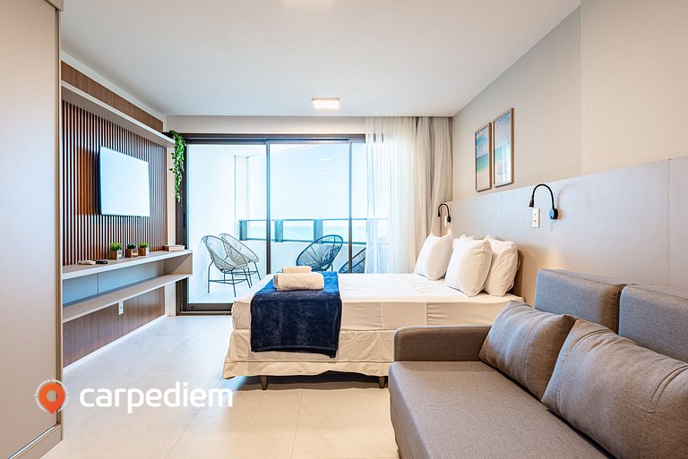 Vivant - Studio Varanda e Vista Mar by Carpediem