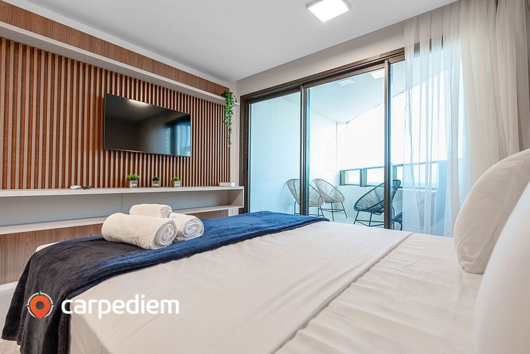 Vivant - Studio Varanda e Vista Mar by Carpediem