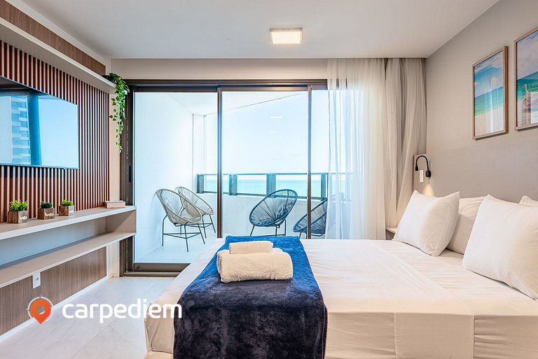 Vivant - Studio Varanda e Vista Mar by Carpediem