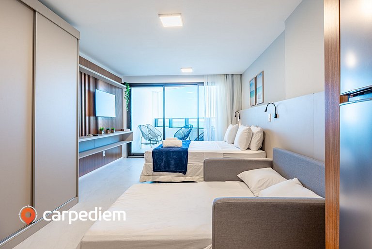 Vivant - Studio Varanda e Vista Mar by Carpediem