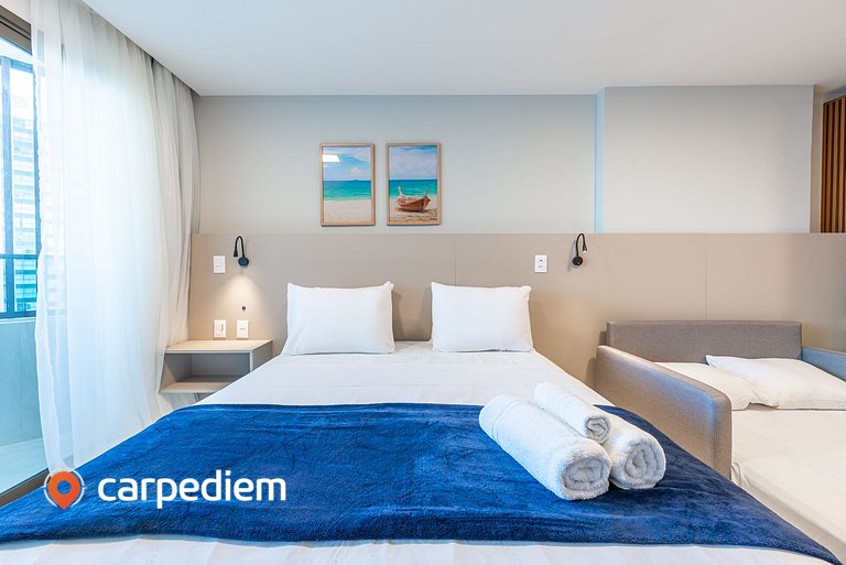 Vivant - Studio Varanda e Vista Mar by Carpediem