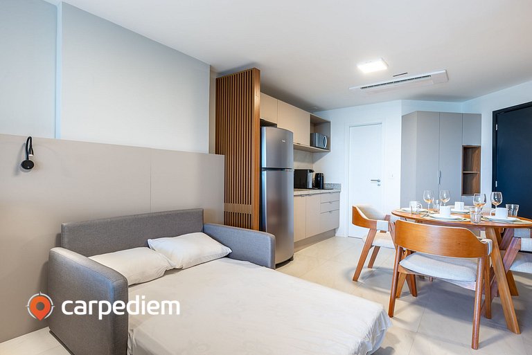 Vivant - Studio Varanda e Vista Mar by Carpediem