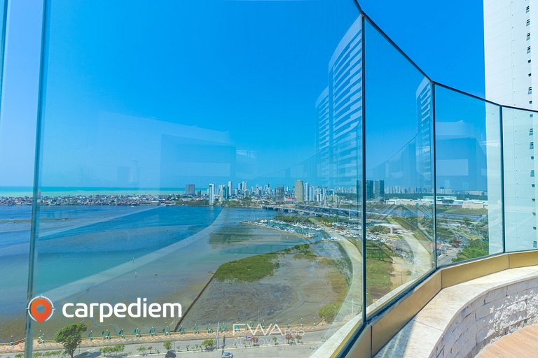Parque do Cais em Recife com Piscina, Academia e Coworking b