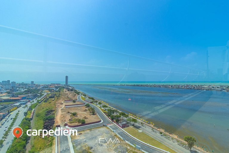 Parque do Cais em Recife com Piscina, Academia e Coworking b