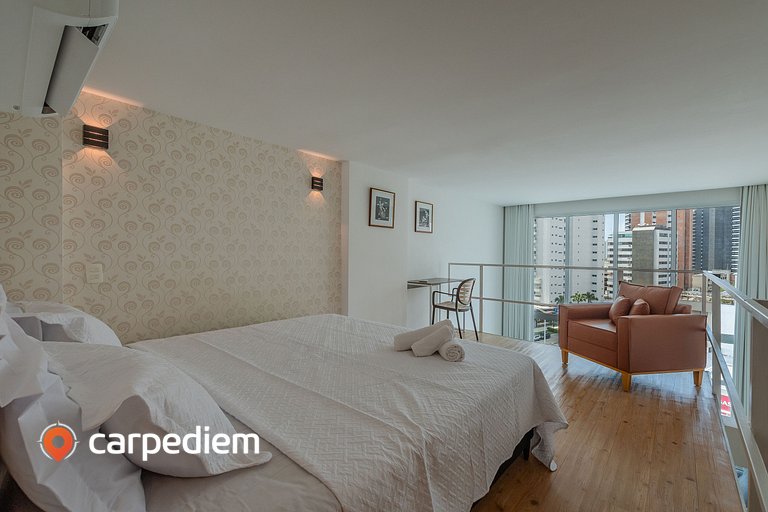 Loft Praia #502 Loft com Vista Mar by Carpediem
