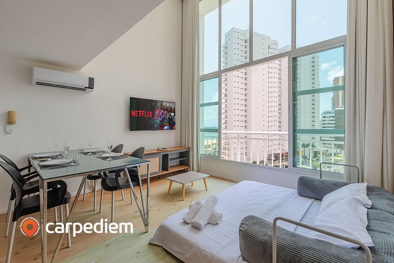 Loft Praia #502 Loft com Vista Mar by Carpediem