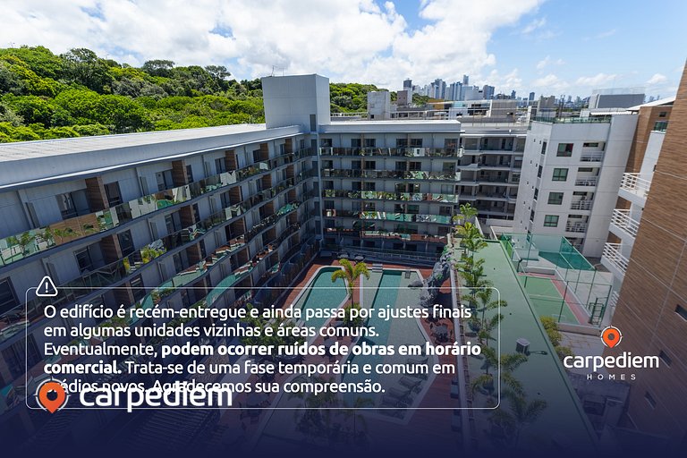 Acqualina Resort Cabo Branco Próx à Praia com Piscinas, Roof