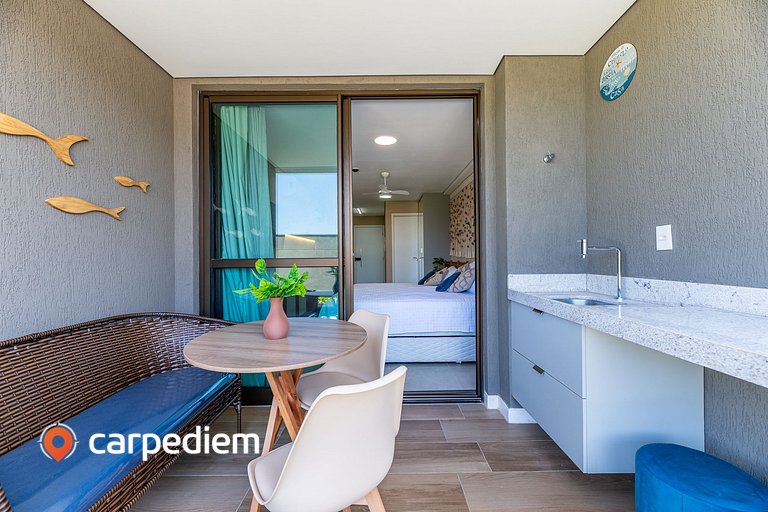 Beach Class Solare Térreo e Varanda by Carpediem