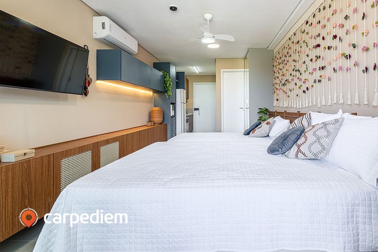 Beach Class Solare Térreo e Varanda by Carpediem