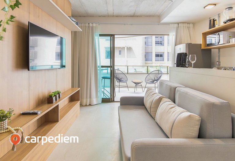 Silo 215 #111 - 1 Quarto com Varanda by Carpediem