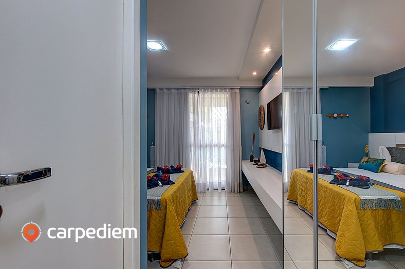 Apartamento excelente em Porto das Dunas por Carpediem