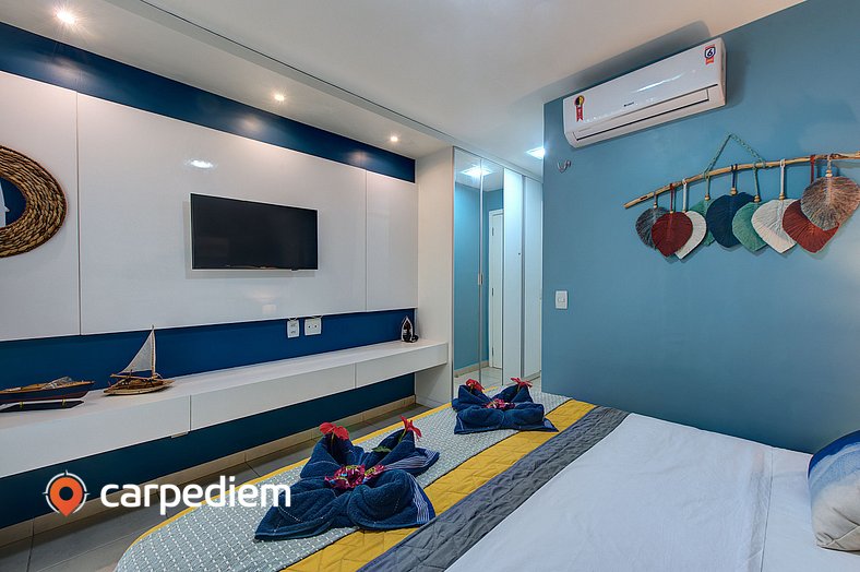 Apartamento excelente em Porto das Dunas por Carpediem