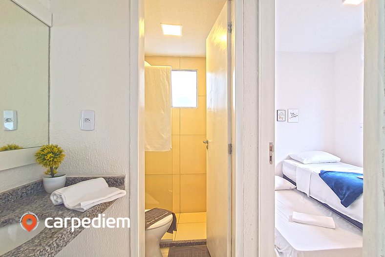 Apartamento incrível em Porto das Dunas por Carpediem