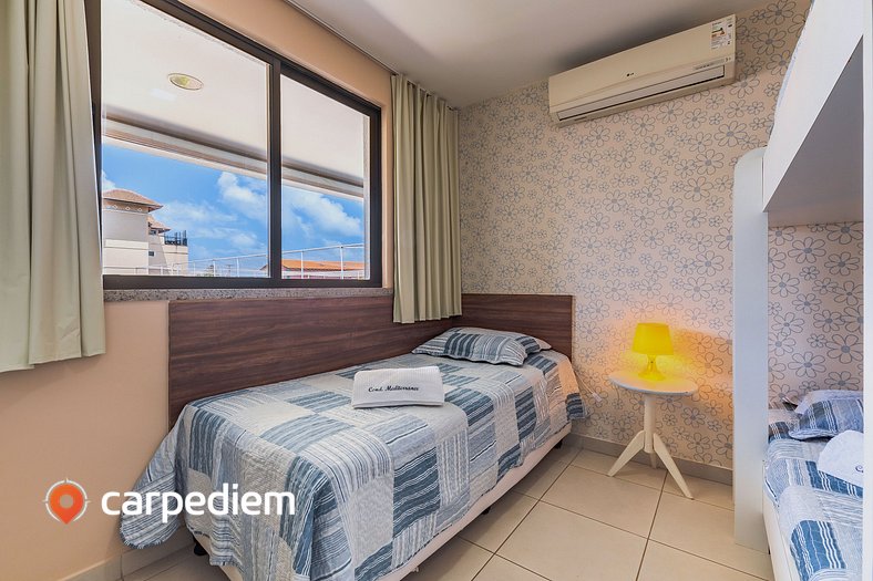 Apartamento no Mediterranee em Porto das Dunas por Carpediem