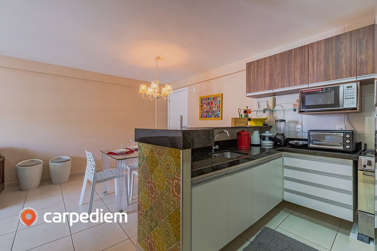 Apartamento no Mediterranee em Porto das Dunas por Carpediem