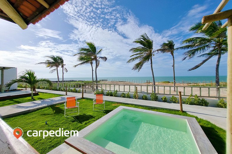 Bangalô vista mar piscina privativa por Carpediem