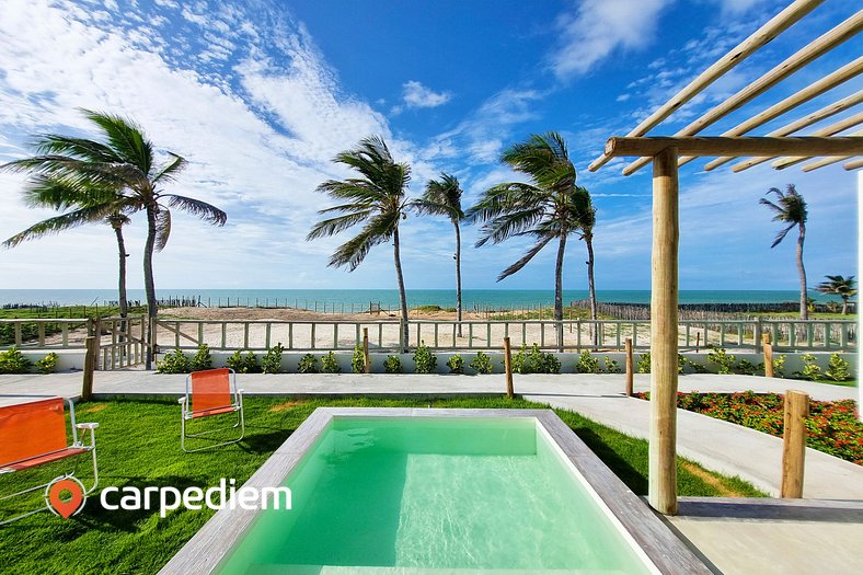 Bangalô vista mar piscina privativa por Carpediem