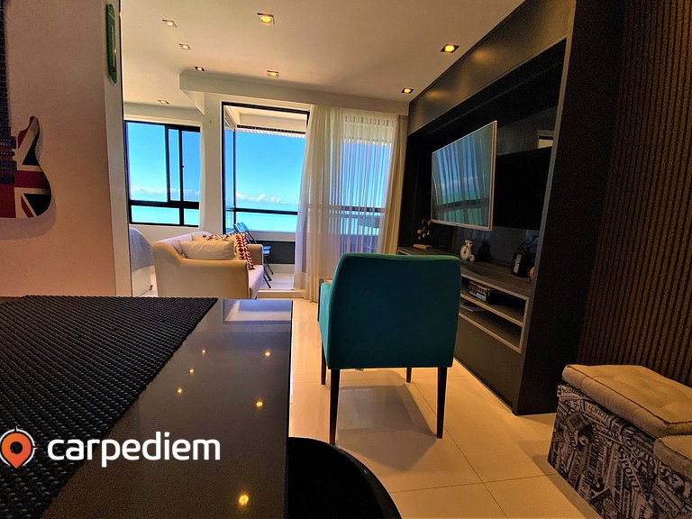 Carpediem - Apartamento completo frente ao mar @GoldenTower