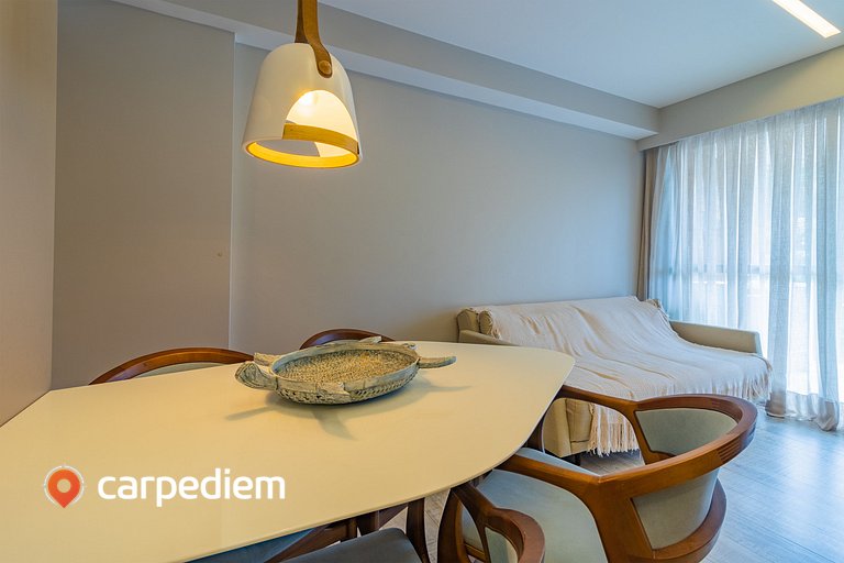 Carpediem - Apartamento Moderno e Prático Cupe Beach Living.