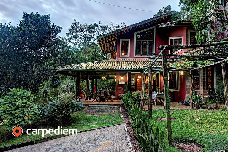 Carpediem - Casa charmosa e rustica na Serra de Mulungu