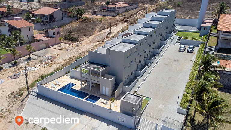 Casa duplex para 10 pessoas em Porto das Dunas por Carpediem