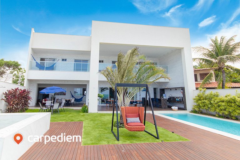 Casa moderna e luxuosa a beira mar de Porto Mirim RN por Car