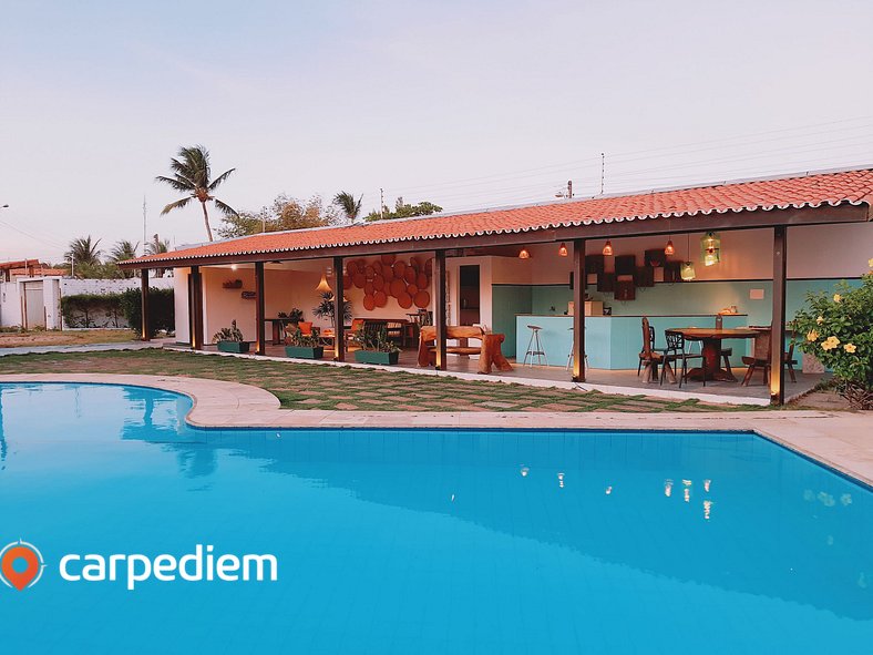 Casa para alugar com piscina na praia do Tabuba