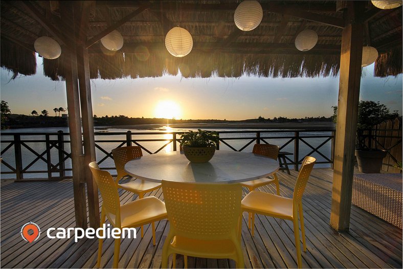 Casa Pé na areia na Praia de Genipabu por Carpediem