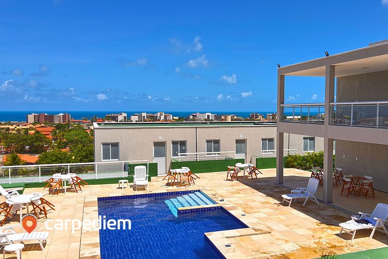 Casa tríplex com Jacuzzi em Porto das Dunas por Carpediem