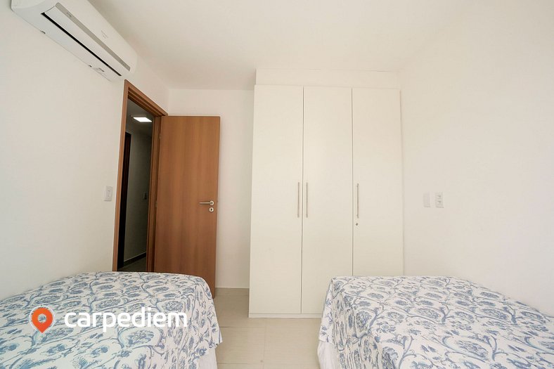 Flat Equipado no Cupe Beach Living por Carpediem