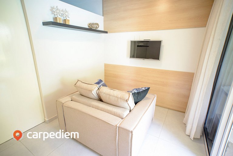 Lindo apartamento bem equipado para 4 pessoas em Pipa