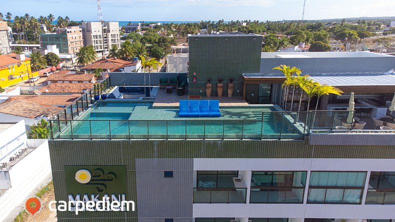 Makani Beach #07 - Loft com piscina por Carpediem