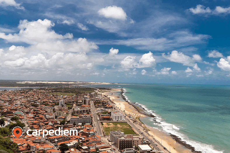 Moderno apartamento melhor localização de Natal by Carpediem