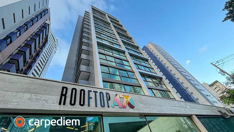 Rooftop #1001 - Studio em Boa Viagem por Carpediem